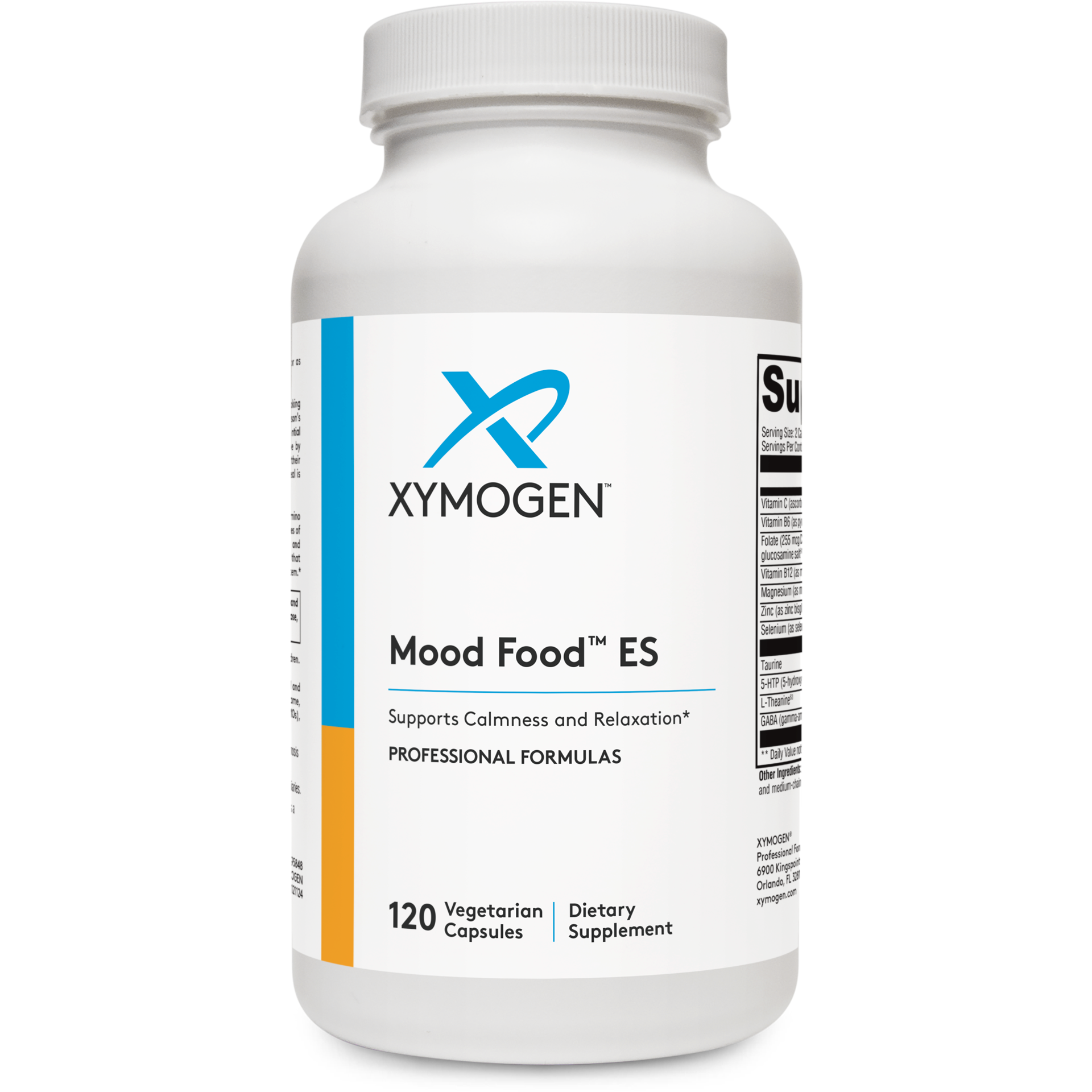 Xymogen, Mood Food™ ES 120 Capsules UPC 871149003203 | HiLife Vitamins